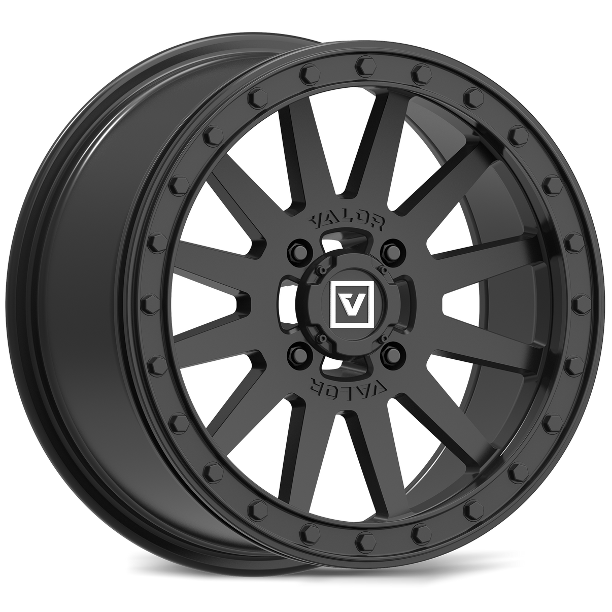 Valor V05 Beadlock Satin Black UTV Wheels
