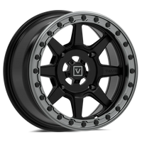 Valor Offroad V13 Satin Black Beadlock 15X7 4/156 4+3