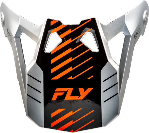 FLY RACING Formula Cp Slice Visor in Grey/Orange/Black - Part Number 73-0062