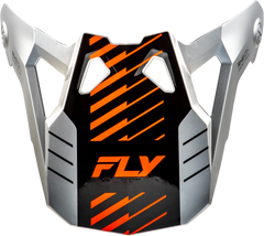 FLY RACING Formula Cp Slice Visor in Grey/Orange/Black - Part Number 73-0062