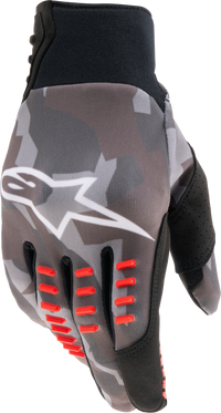Alpinestars SMX E Gloves Grey Camored Fluo - Part Number 3564020-9133-S