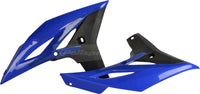 POLISPORT Radiator Shrouds Blue - Part Number 8413700003