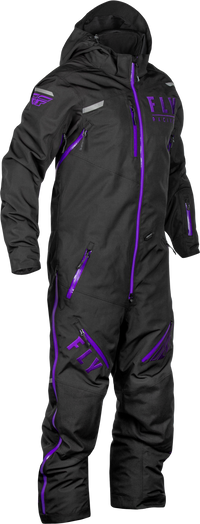 FLY RACING Cobalt Shell Monosuit Black/Purple MD - Weatherproof and Durable