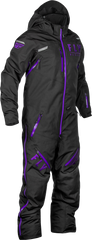 FLY RACING Cobalt Shell Monosuit Black/Purple MD - Weatherproof and Durable