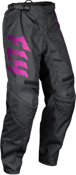 FLY RACING Youth F 16 Pants in Grey/Charcoal/Pink - Part No. 377-23020