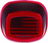 Kuryakyn Freedom Taillight Red Lens Without License Light