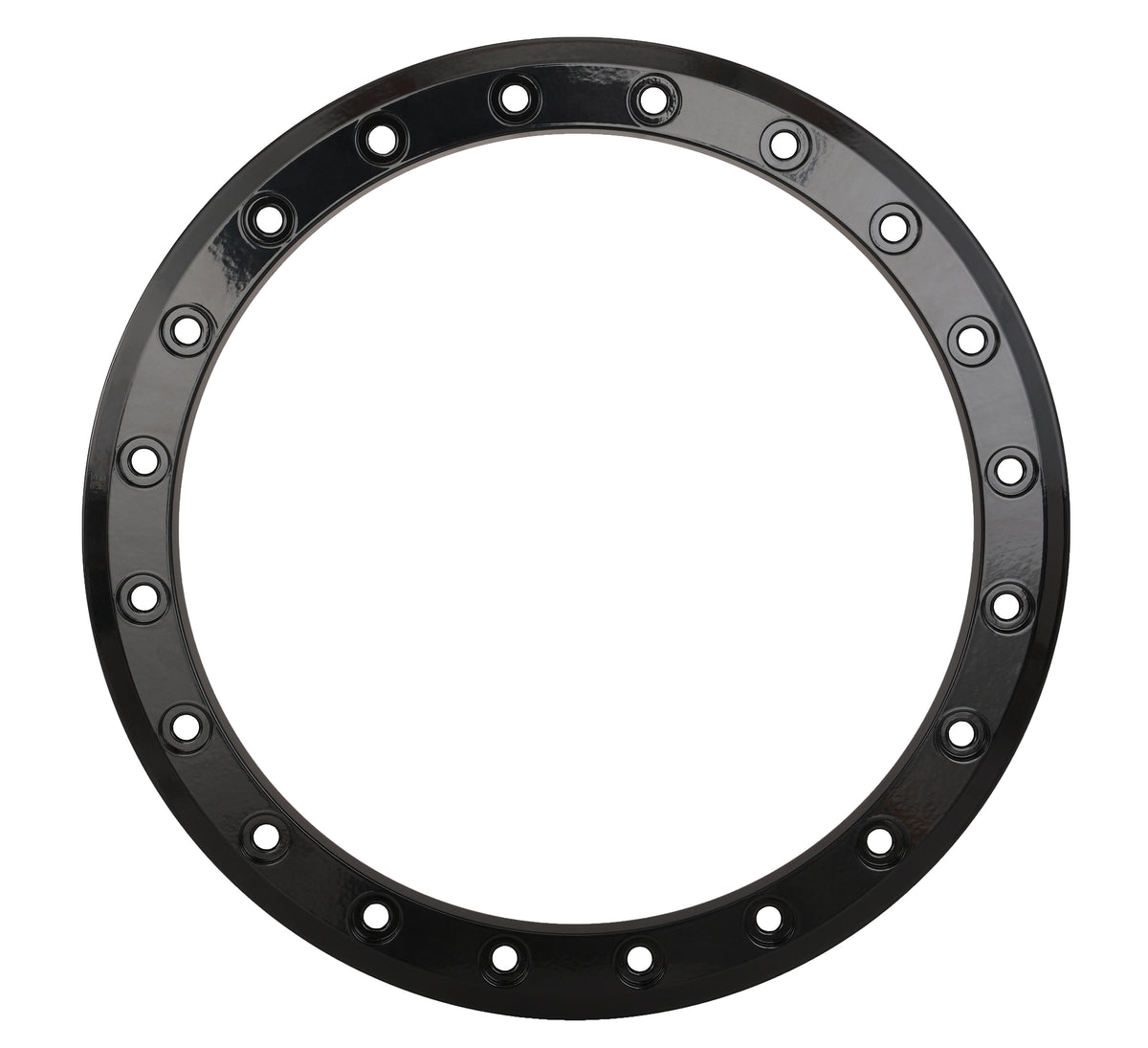 Sb8 Sb9 15" Beadlock Ring 10mm 20 Hole Gloss Black