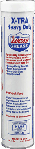 Lucas X Tra Heavy Duty Grease 14.5oz Cartridge - Part Number 10301-30