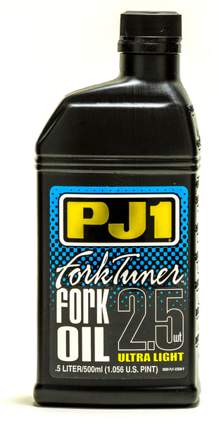 PJ1 Fork Tuner Oil 25W - 0.5 Liter - Part Number 2-2.5W