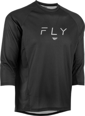 FLY RACING Ripa 3/4 Sleeve Jersey Black/Grey - Part Number 352-8130M