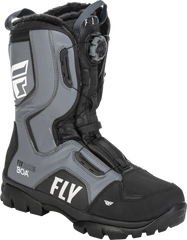 FLY RACING Marker Boa Boot Black/Grey Size 09 - Premium Comfort and Performance