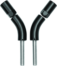 Kuryakyn Mirror Stem 3in Outward Extenders Black