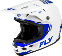 Kinetic Verdict Helmet White/Blue/Grey Sm