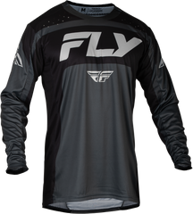 FLY RACING Youth Lite Jersey Charcoal/Black YXL - Performance and Comfort