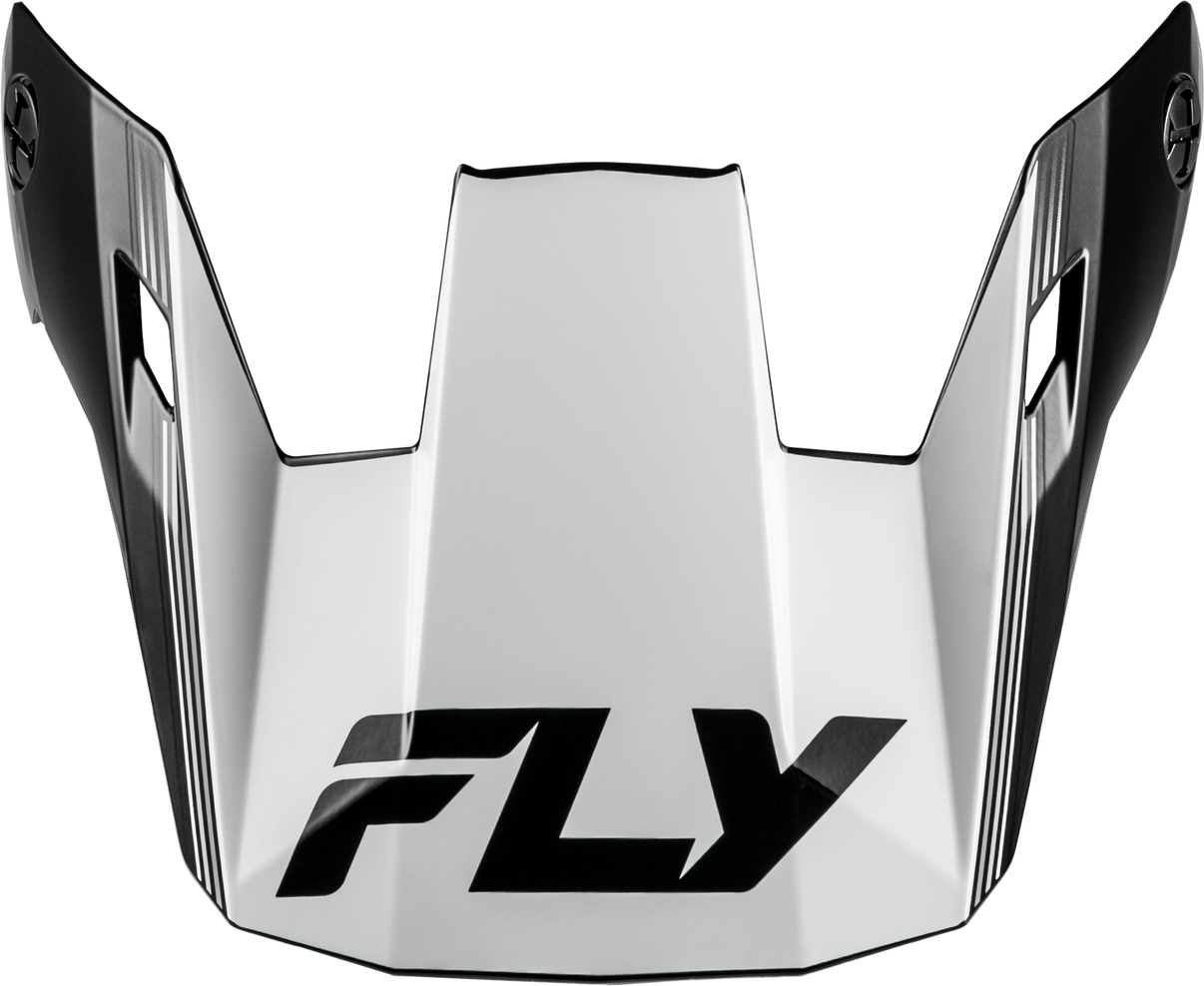 Yth Rayce Repeat Helmet Visor Black/White Ys Yl