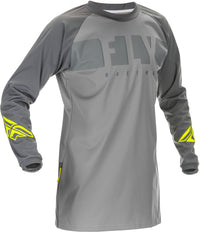 FLY RACING Windproof Jersey Grey/Hi Vis - Part #370-8018S