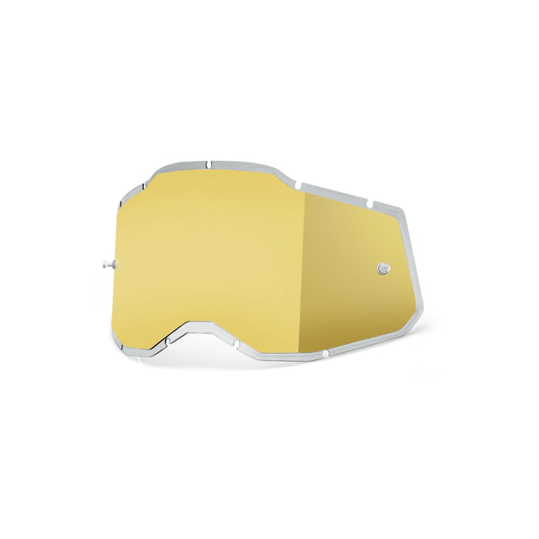 100-PERCENT RC2/AC2/ST2 Plus Replacement Injected Mirror Gold Lens