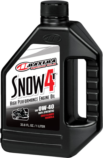 MAXIMA Snow 4T Full Synthetic 0W40 Engine Oil - Part Number 30-31901