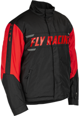 FLY RACING Outpost Jacket Black/Red Lg - Weatherproof Performance