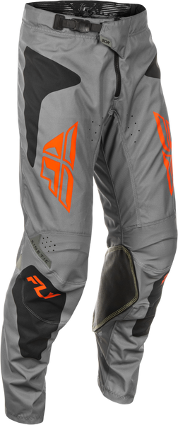 FLY RACING Kinetic Sym Pants Grey/Orange/Black Sz 36 - Performance and Comfort