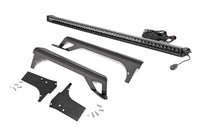 Rough Country | LED Light Kit | Windshield Mount | 50" Black Single Row | Jeep Wrangler TJ (97-06) | 70588BL
