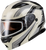 GMAX MD-01S Transistor Snow Helmet in White/Grey/Black - Size Large