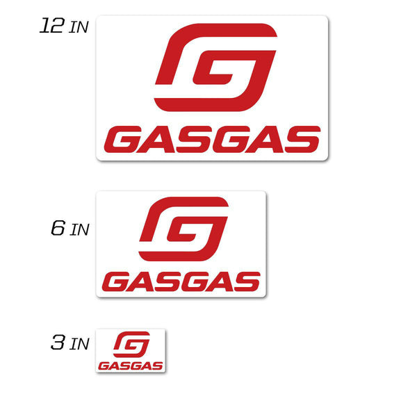 D-COR Gasgas Icon Decal 6 Squared - Part Number 40-65-109