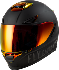 Sentinel Recon Helmet Matte Black/Fire Chrome Lg