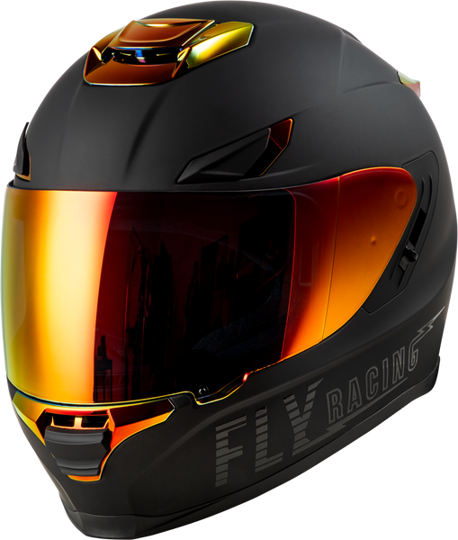 FLY RACING Sentinel Recon Helmet Matte Black/Fire Chrome XS - ECE/DOT Approved