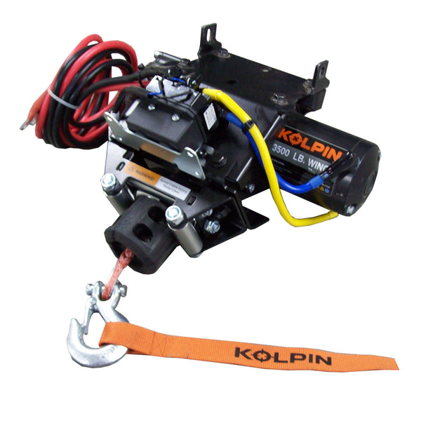 KOLPIN 26-1040 Quick Mount Winch 3500 Synthetic Rope