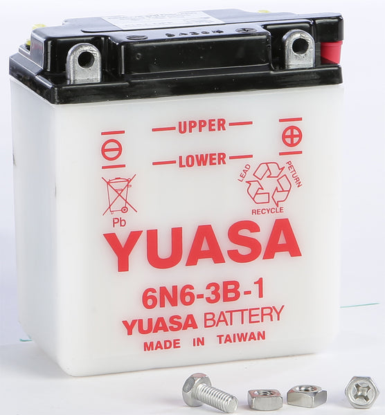 YUASA YUAM2663B 6N6-3B-1 Conventional Battery