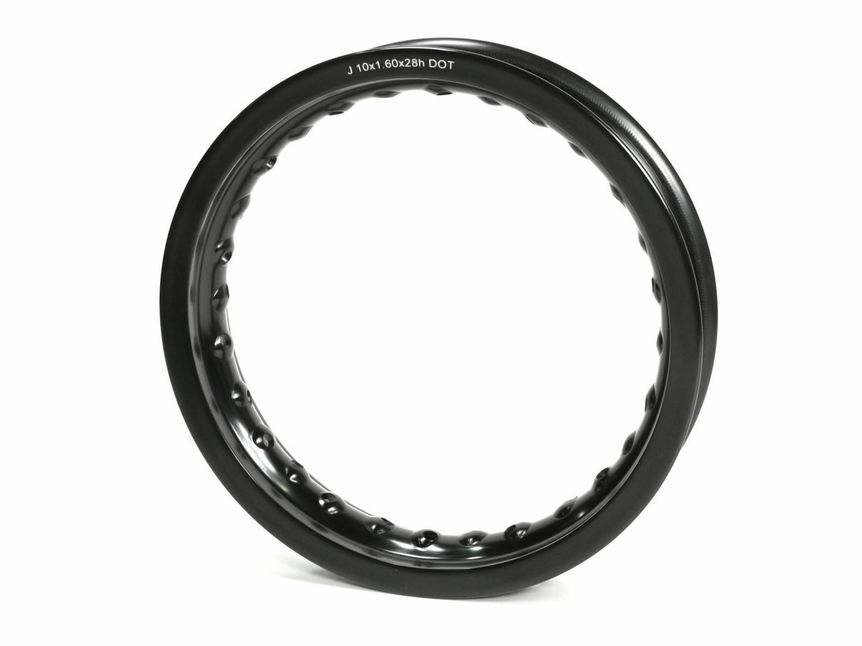 Rim   Aluminum  10"X1.60"X28h Black