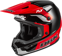 Kinetic Dbk Helmet Black/Red/Grey Sm