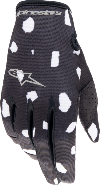 Alpinestars Radar Gloves Black/White XL - Comfortable and Lightweight