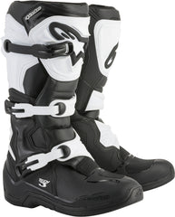 Alpinestars Tech 3 Boots Black/White Size 07 - Part Number 2013018-12-7