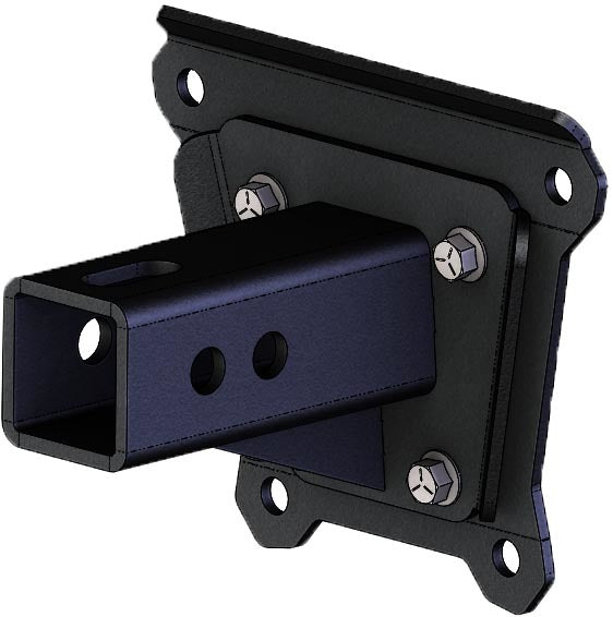 KFI Rear Receiver Hitch Pol 101695 - Heavy-Duty Steel Construction