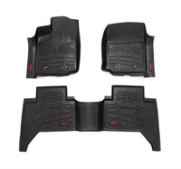 Rough Country | Sure-Fit Floor Mats | FR & RR | Toyota Tacoma 2WD/4WD (2016-2023) | SM71216