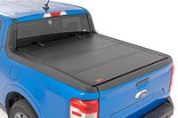 Rough Country | Hard Tri-Fold Flip Up Bed Cover | 4'6" Bed | Ford Maverick 2WD/4WD (22-26) | 49254500