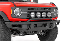 Rough Country | Light Bar Mount | 6.5 Inch Round LED (Quad) | OE Modular Steel | Ford Bronco (21-26) | 51137