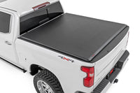 Rough Country | Soft Roll Up Bed Cover | 5'10" Bed | Chevy/GMC Sierra 1500 (19-26)/Silverado 1500 (19-26)  | 42120580