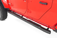 Rough Country | Oval Nerf Steps | Black | Jeep Gladiator JT 4WD (2020-2026) | 21015
