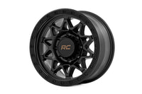 Rough Country | Rough Country 78 Series Wheel | Simulated Beadlock | Black | 18x9 | 8x170 | -12mm | 78181211B