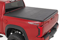 Rough Country | Soft Tri-Fold Bed Cover | 5'7" Bed | with and w/o OE Rail | Toyota Tundra (22-26) | 41419560A