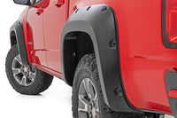 Rough Country | Pocket Fender Flares | G9K Satin Steel | Chevy Colorado 2WD/4WD (2015-2022) | F-C11511A-G9K