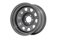 Rough Country | Steel Wheel | Gray | 16x8 | 6x5.5 | 4.25 Bore | -12 | RC51-6883G