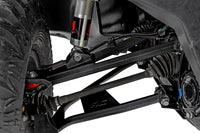 Rough Country | Aluminum Control Arms | High Clearance w/ 2" Forward Offset | Honda Pioneer 1000-6 | 92093BLK