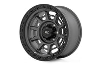 Rough Country | Rough Country 85 Series Wheel | Simulated Beadlock | Gunmetal Gray/Black | 17x9 | 5x4.5 | -12mm | 85170913A