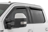 Rough Country | Side Window Deflectors | Tape On Rain Guard | Ford F-150/Lightning/F-250/F-350/Raptor (15-26) | 931524