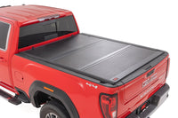 Rough Country | Hard Low Profile Bed Cover | 6'9" Bed | Rail Caps | Chevy/GMC 2500HD/3500HD (20-26) | 47120651B