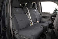 Rough Country | Seat Covers | FR Bench | Ford F-150 (15-26)/F-250 Super Duty (17-26)/F-350 Super Duty (17-26)  | 91063